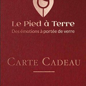 Carte cadeau Le Pied à Terre