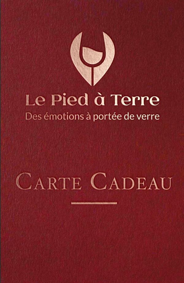 Carte cadeau Le Pied à Terre