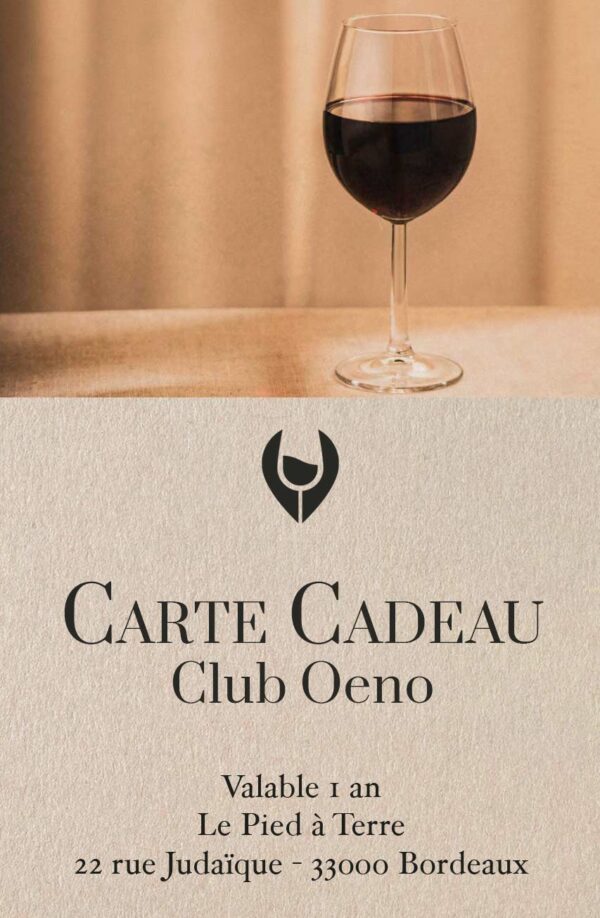Carte cadeau Club Oenologique